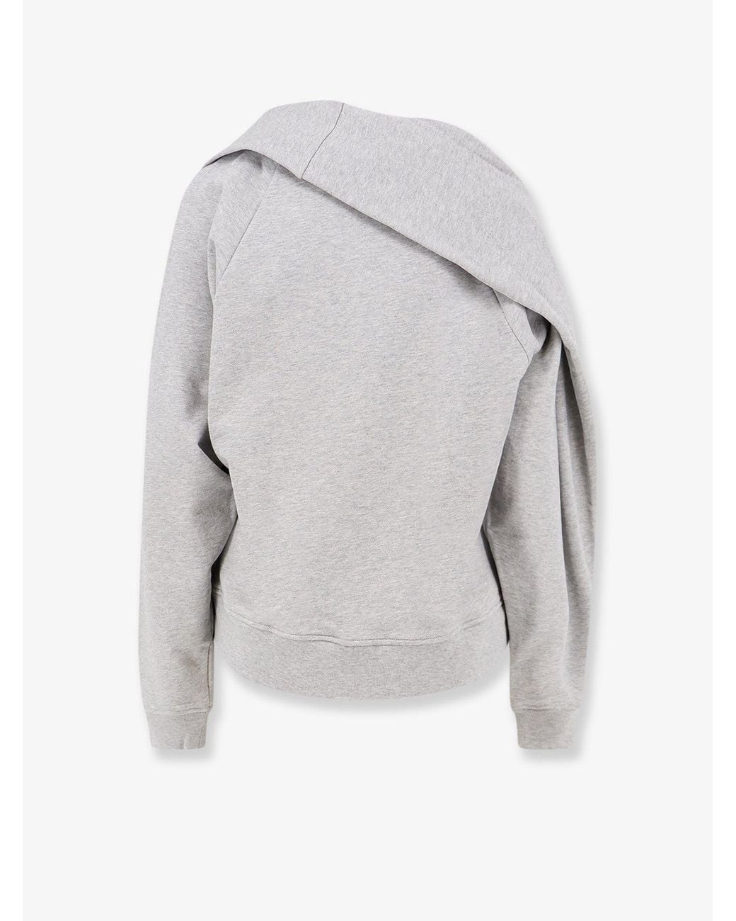 Dries Van Noten Gray Cotton Sweatshirt