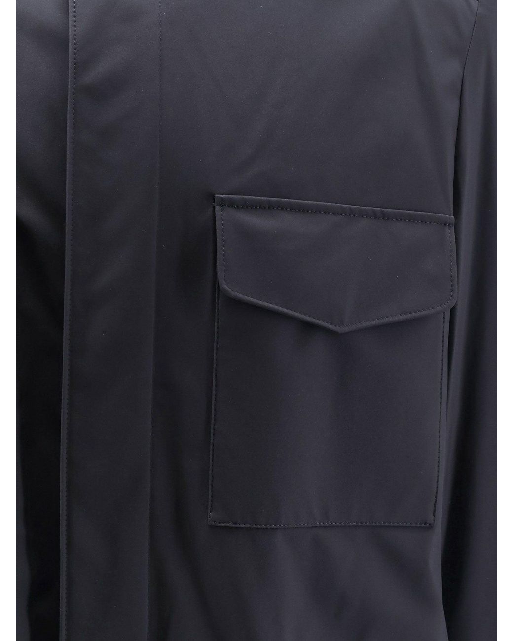 Loro Piana Blue Traveller Windmateâ Storm Systemâ Fabric Jacket for men