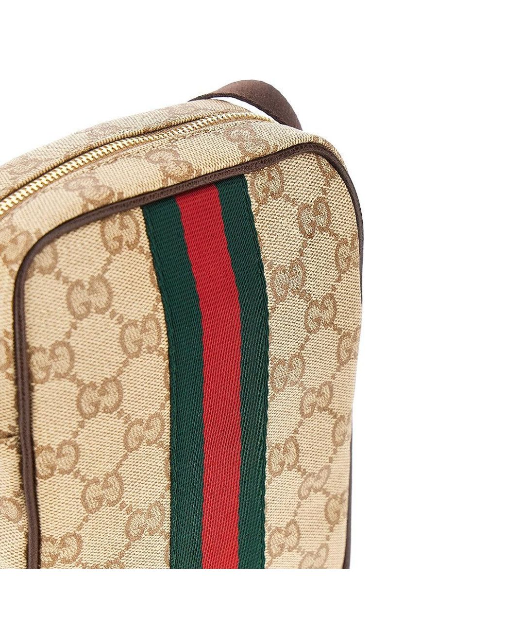 Gucci Metallic Gg Supreme Crossbody Mini Bag for men
