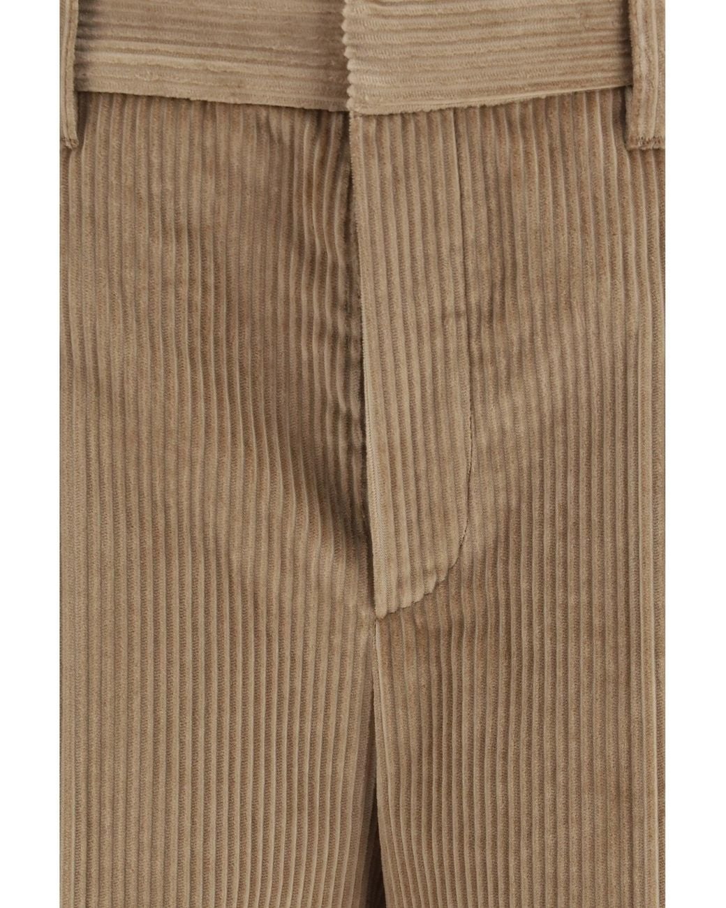 Brunello Cucinelli Natural Cotton Velvet Pants