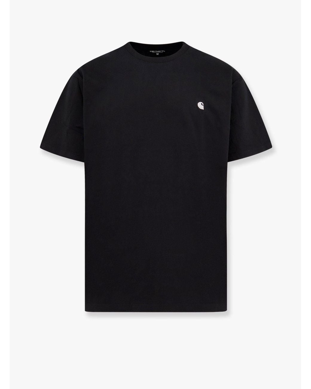 Carhartt Black Madison Organic Cotton T-Shirt With Logo for men