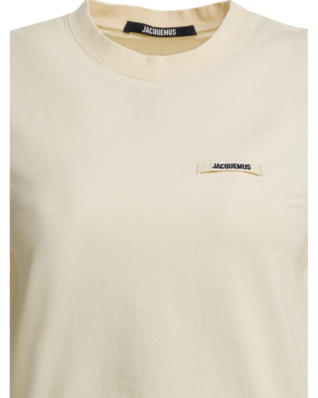 Jacquemus Natural "Gros Grain" T-Shirt