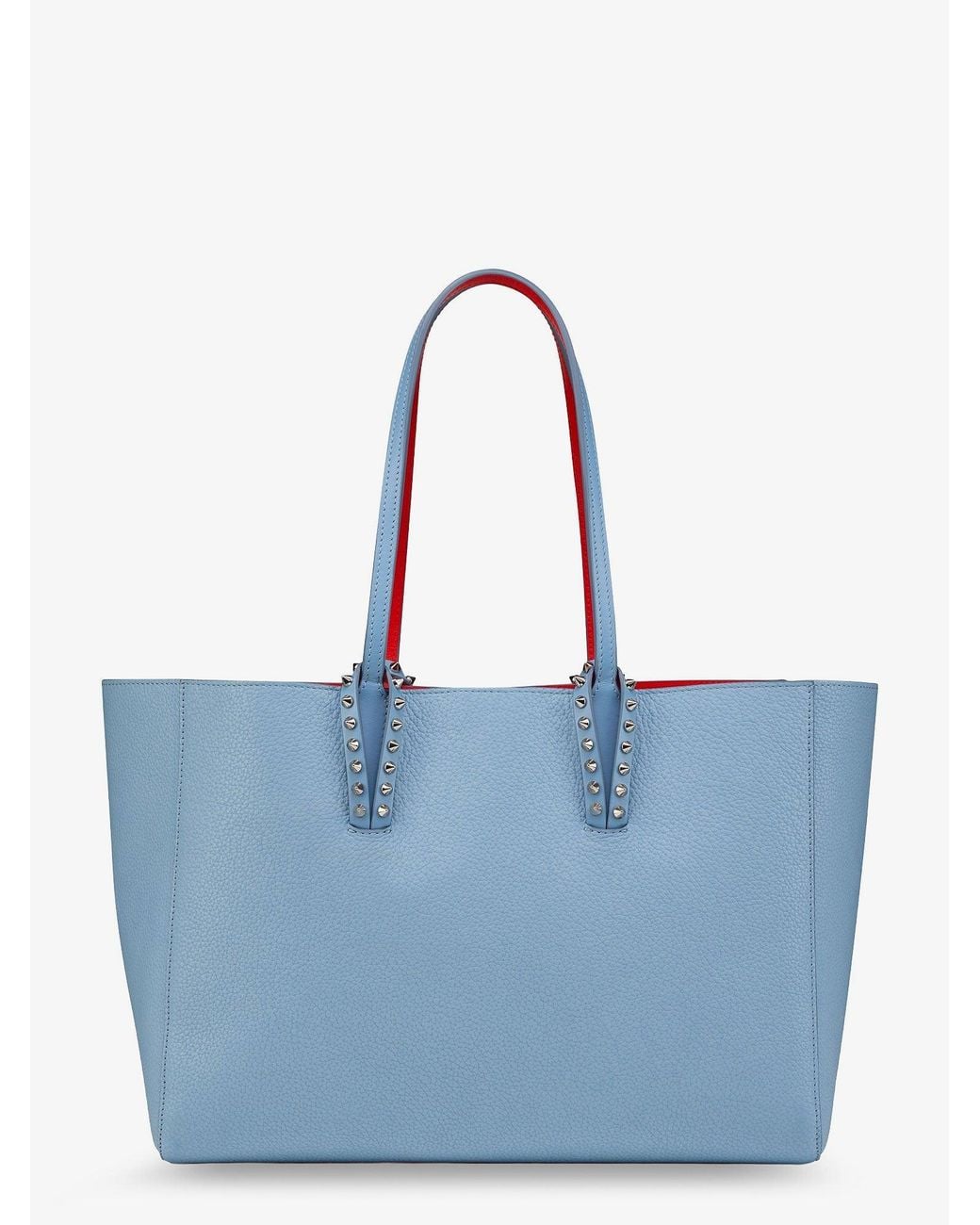 Christian Louboutin Blue Cabata Leather Shoulder Bag