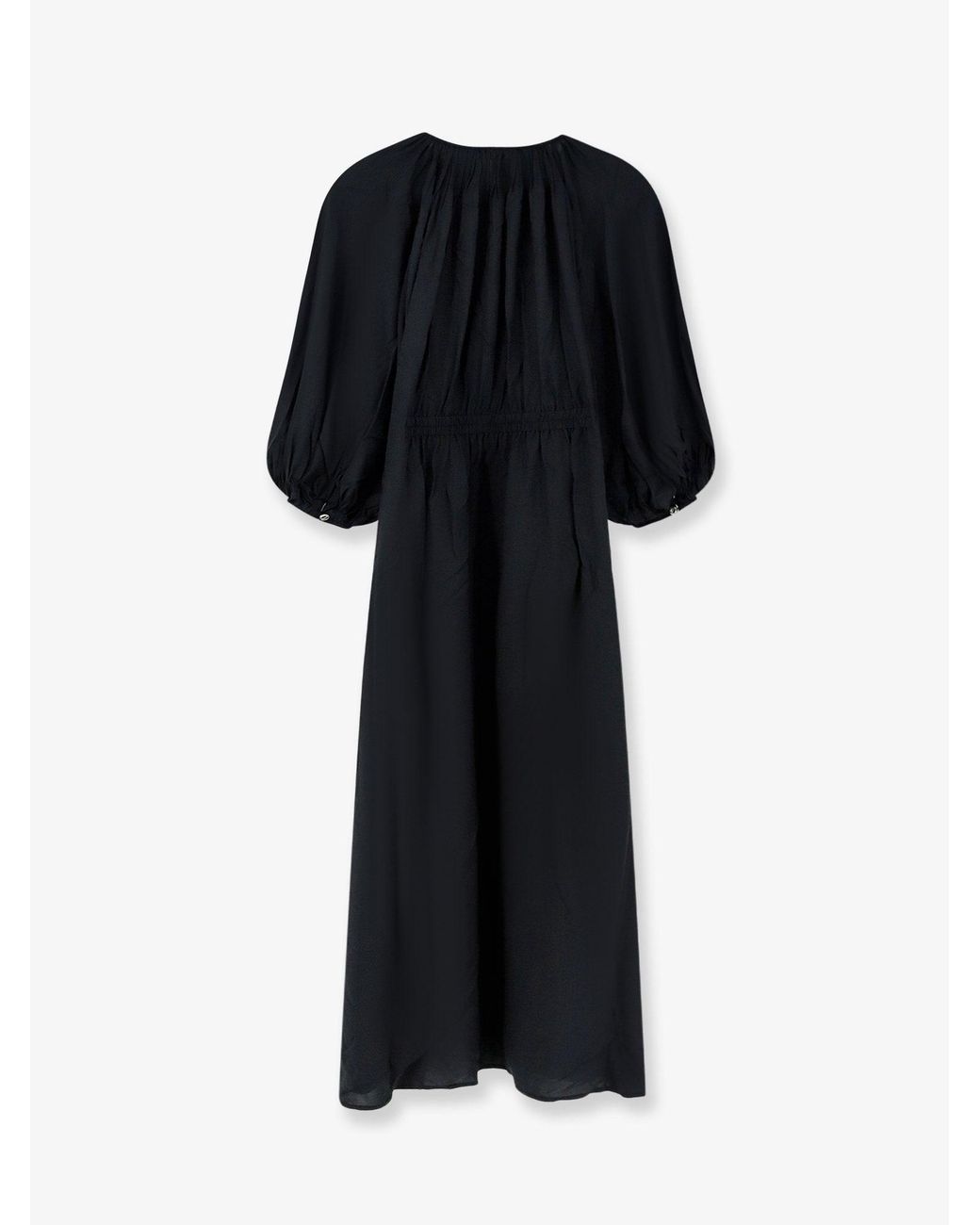 LAMRONS Black Dress Modal Silk
