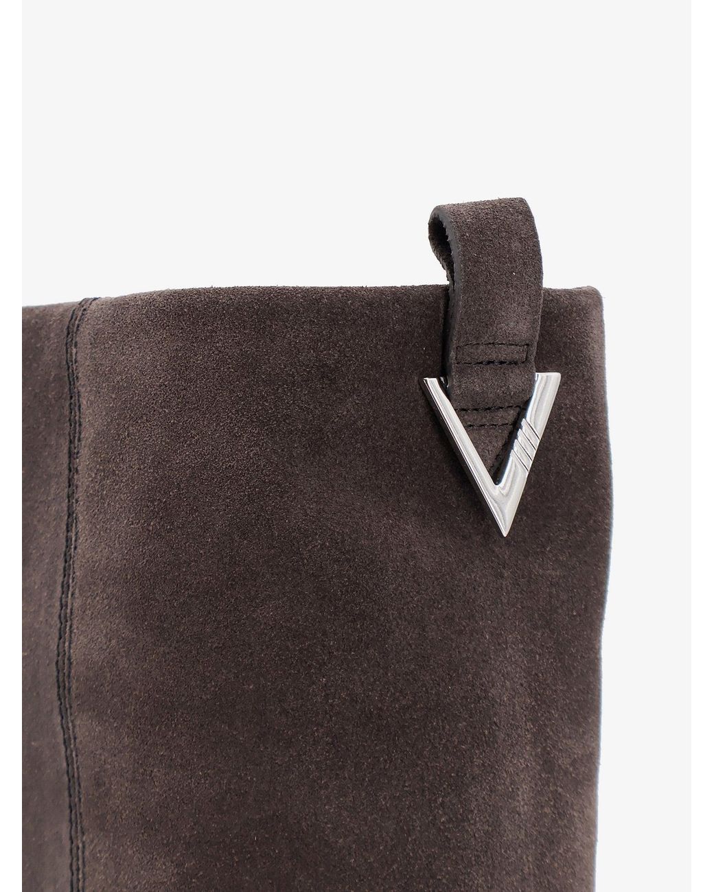 The Attico Brown Robin Suede Boots