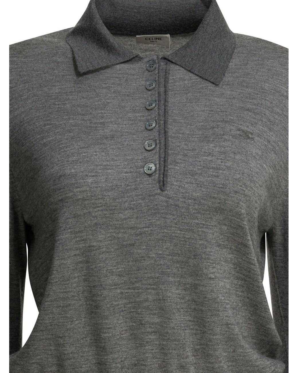 Céline Gray Cashmere Silk Knitwear