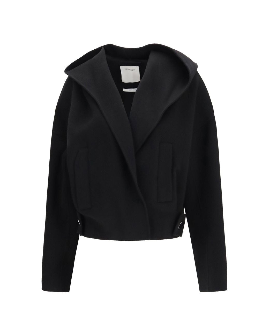 Max Mara Black Idoneo Pure Virgin Wool Jacket