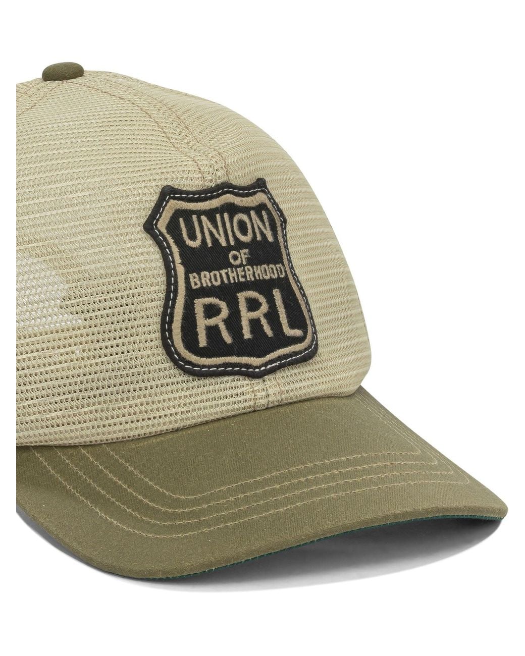 RRL Natural Trucker Cap