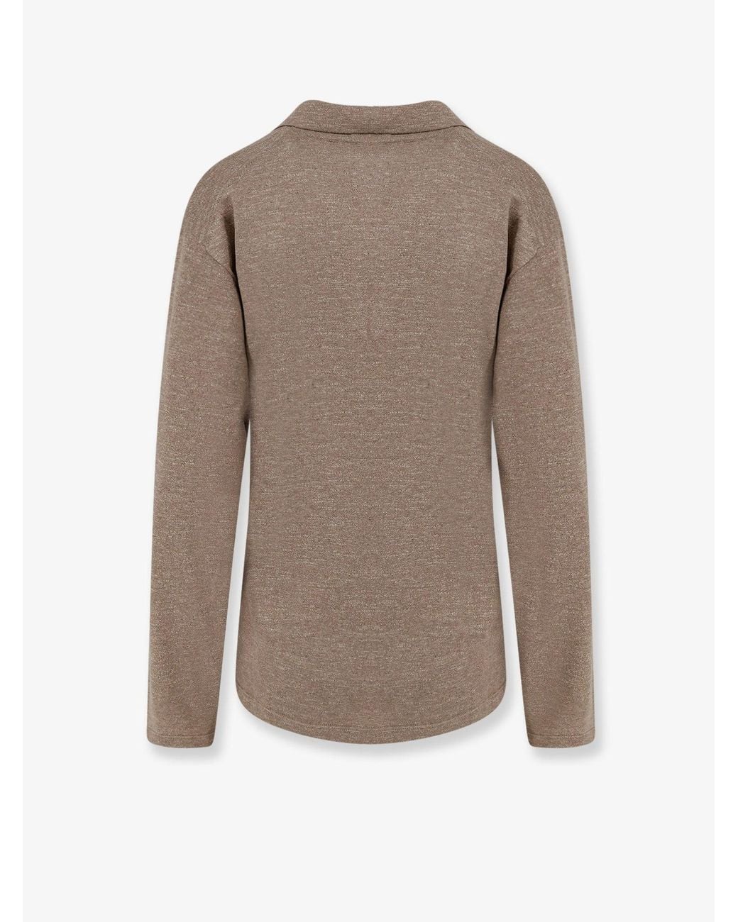 The Row Brown Niosa Polo Shirt