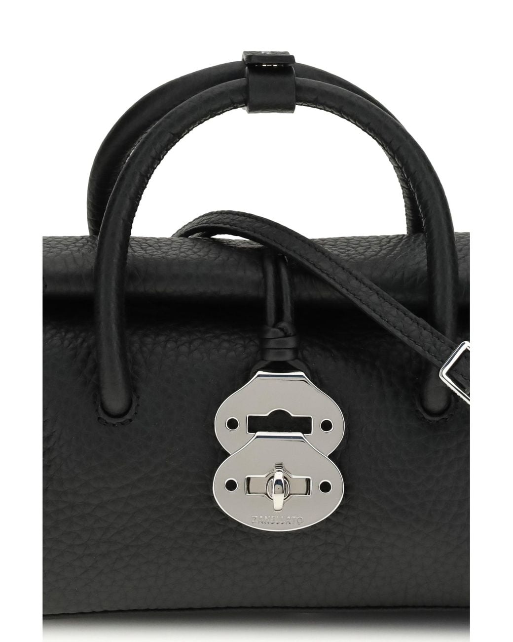 Zanellato Black Dotta Centauro Baby Handbag