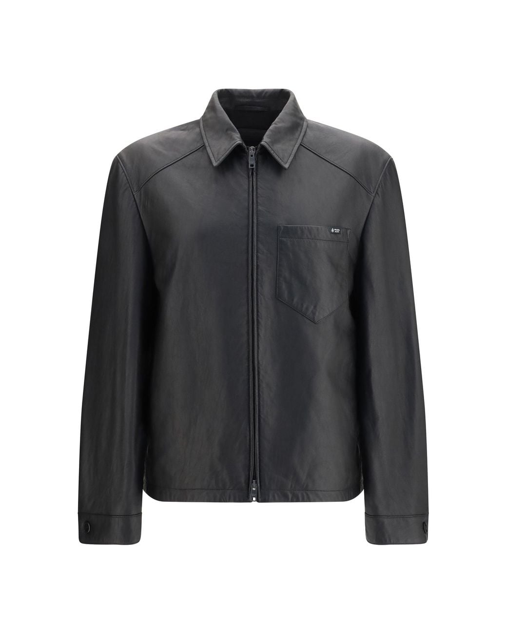 Prada Black Jacket Nappa Leather for men