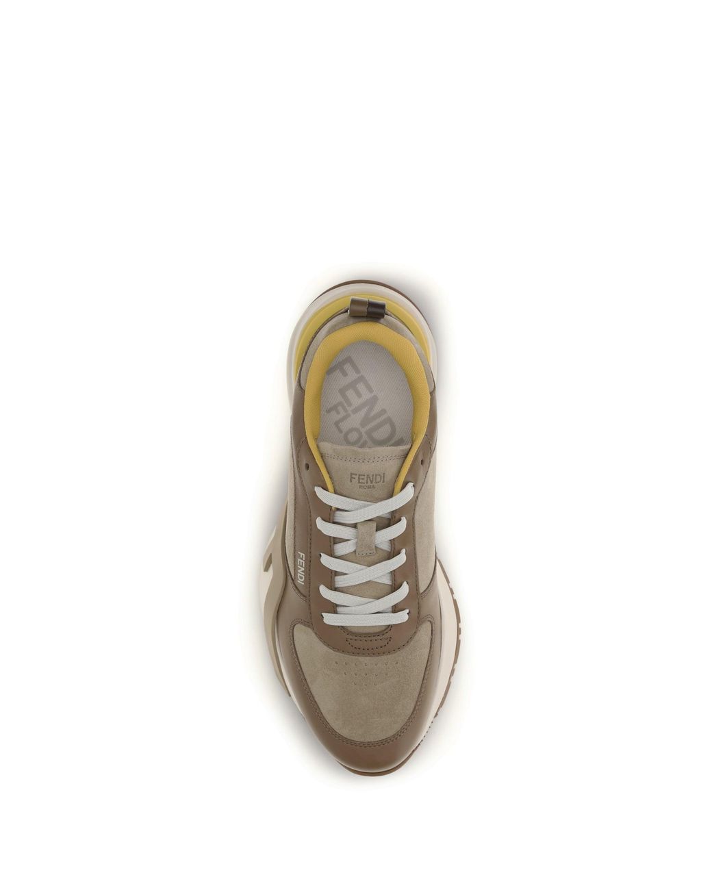 Fendi Multicolor Sneakers Flow Calf Leather for men