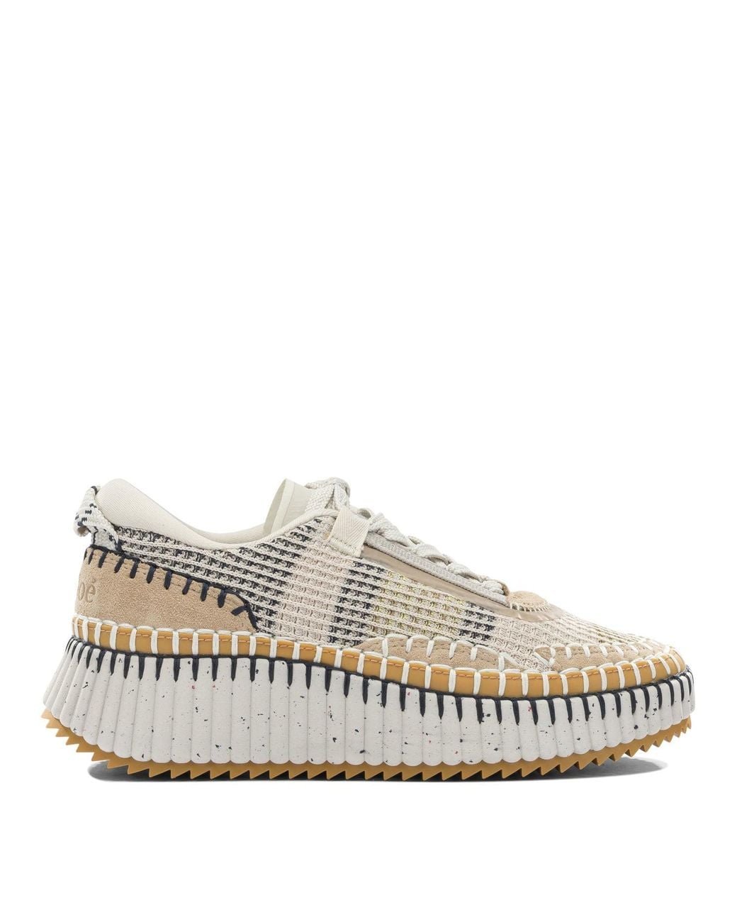 Chloé White "Nama" Sneakers