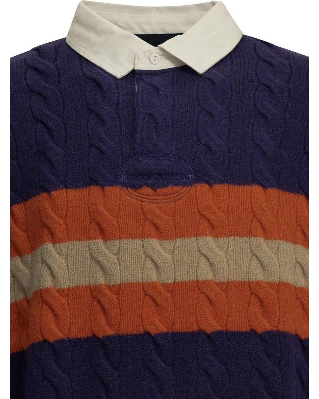 Polo Ralph Lauren Blue "Rubgy" Polo Sweater for men