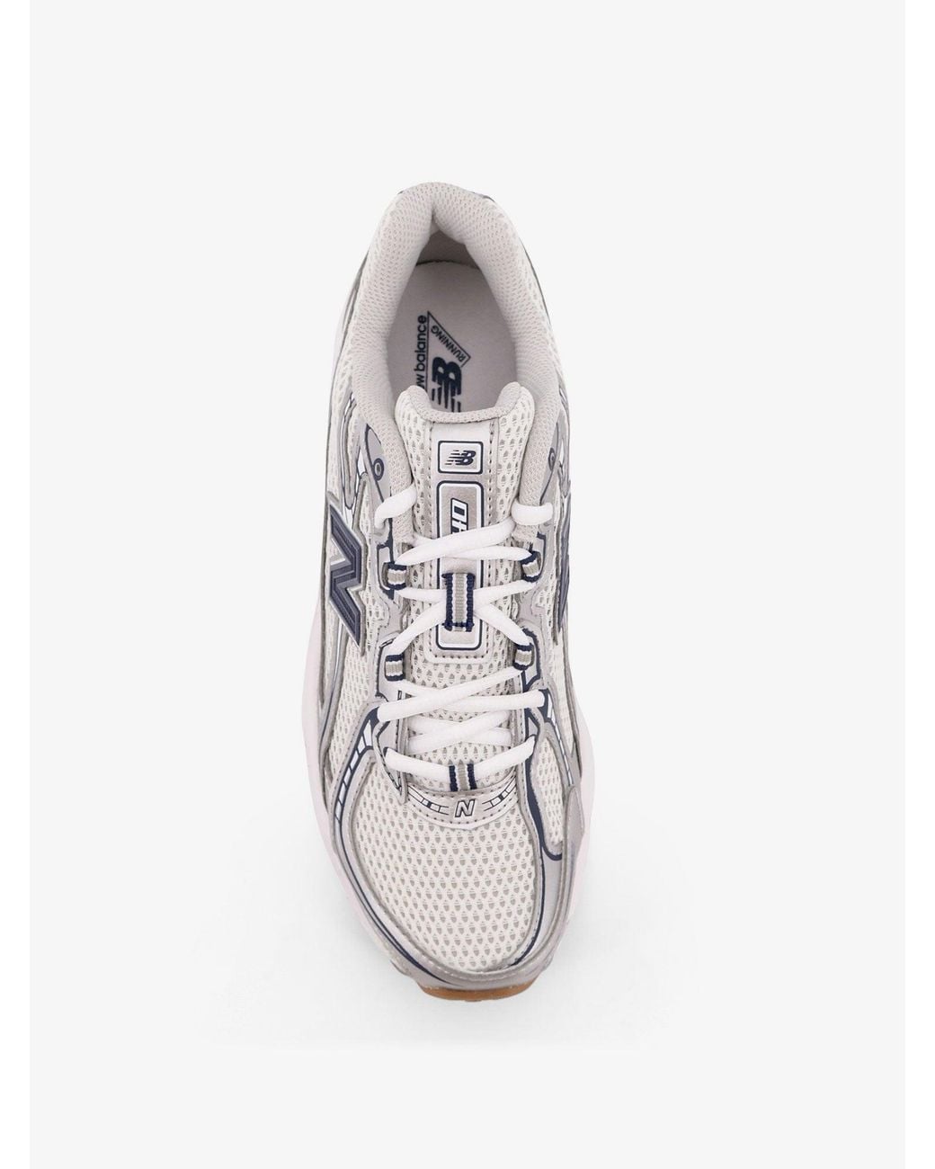 New Balance White Low-Top Sneakers 740 Mesh for men