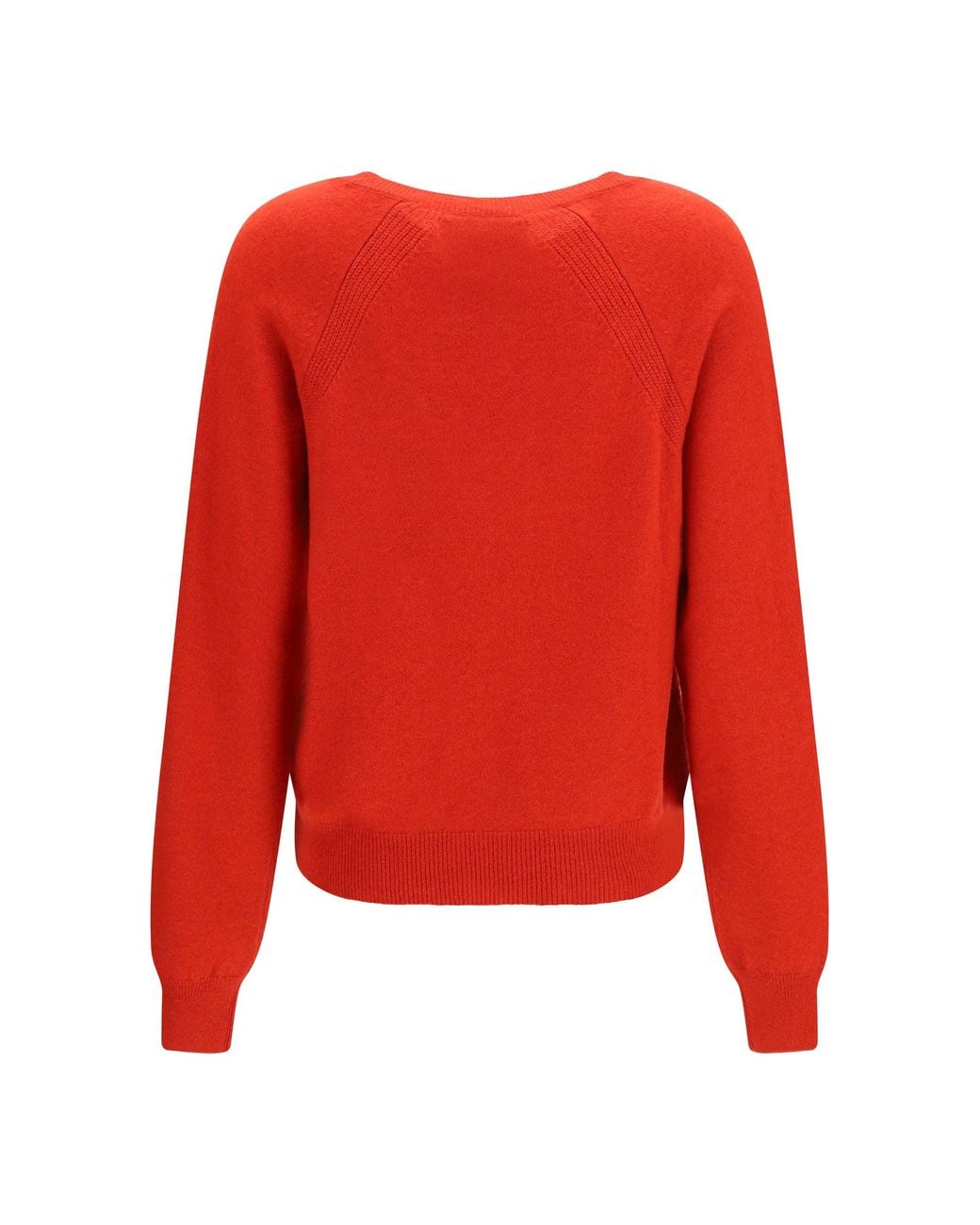 Sa Su Phi Red V Neck Cashmere Blend Sweater