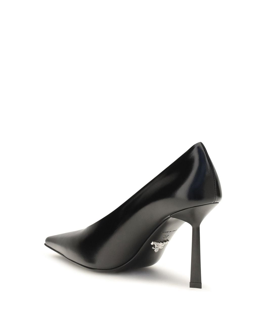 Prada Black Leather Pumps Nero