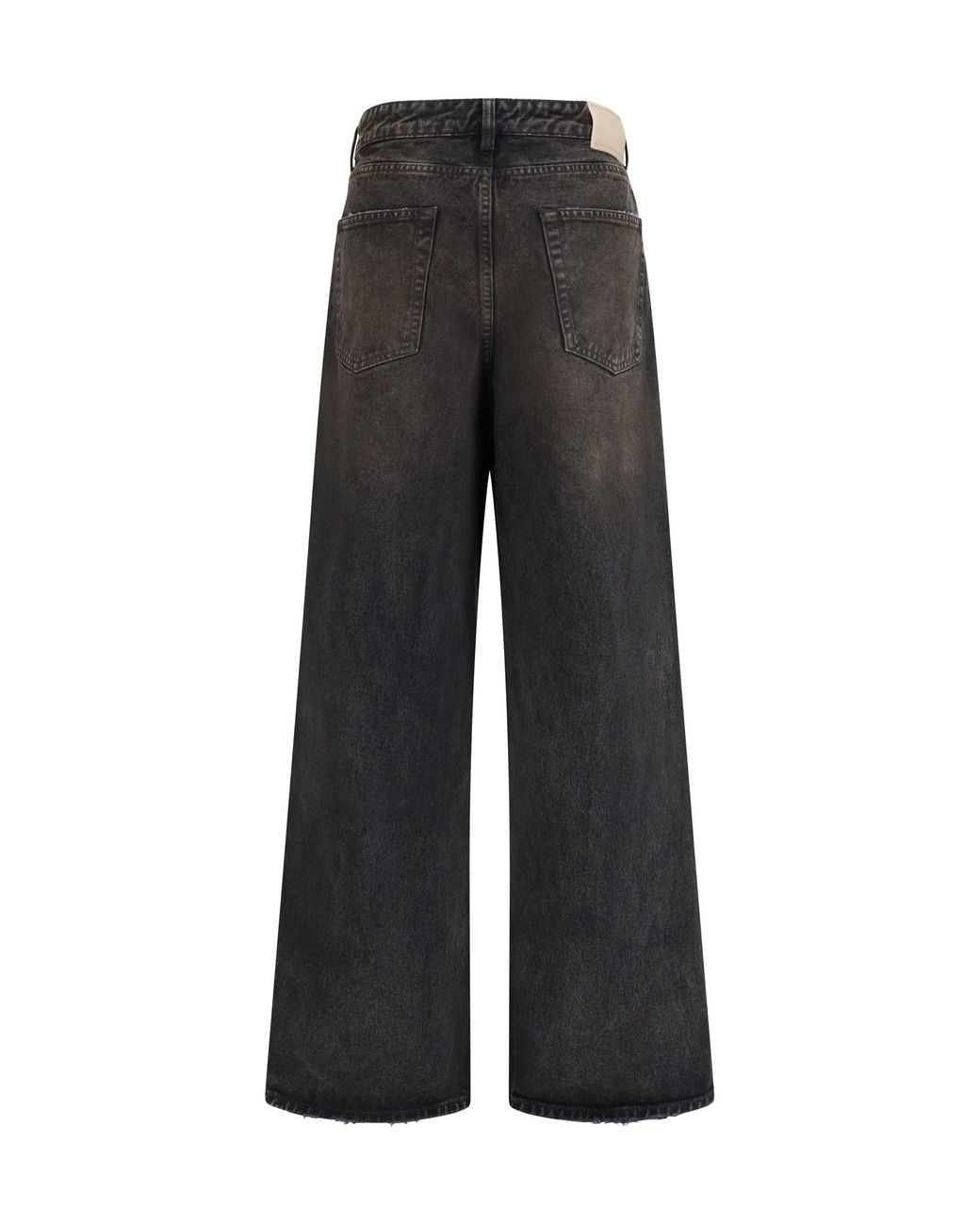 Our Legacy Black Full Cut Nebula Wash Jeans