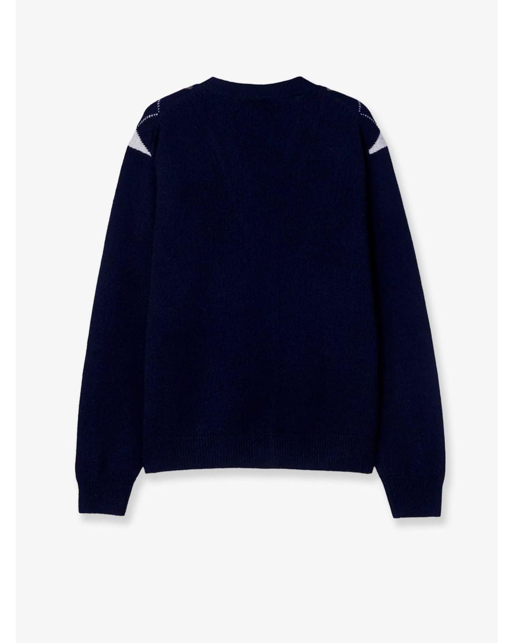 DUNST Blue Wool Cardigan for men