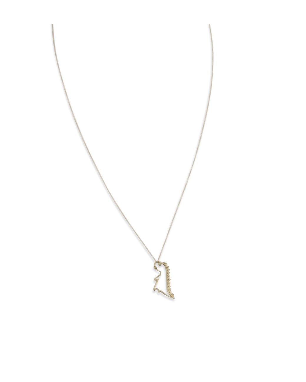 Aliita White Dino Esmeralda Necklace