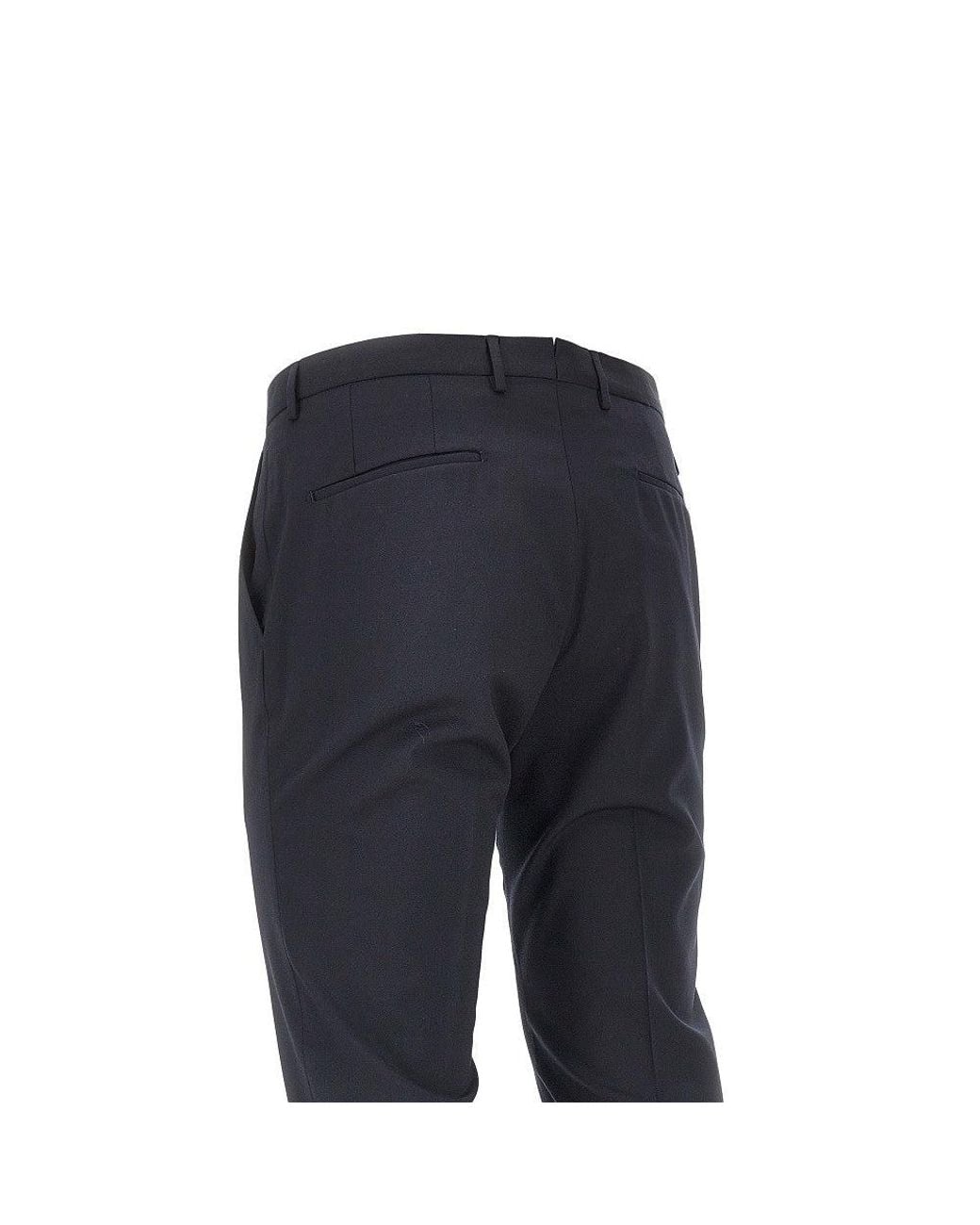 Santaniello Blue Praiano Il Viaggiatore Twill Pants for men