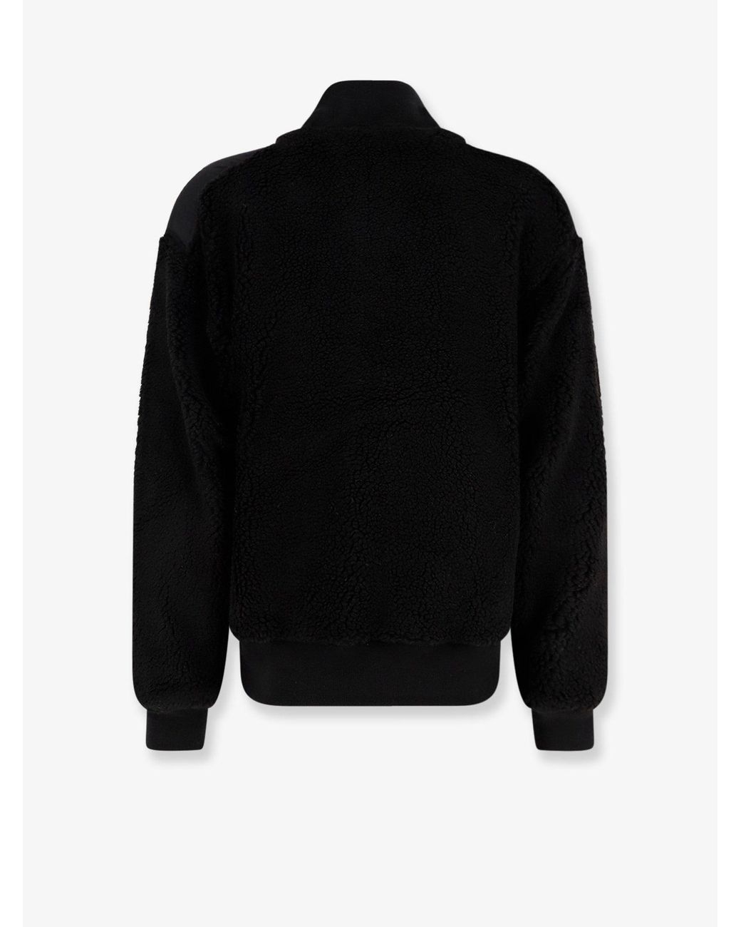 Oamc Peacemaker Black Fleece Synthetic Fur Bomber for men