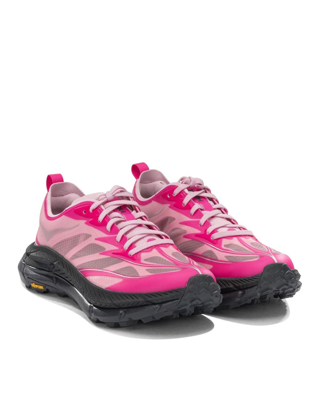 Hoka One One Pink "Mafate Speed 4 Lite" Low-Top Sneakers