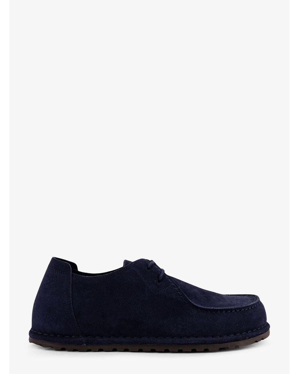 Birkenstock Blue Flat Shoes Suede for men