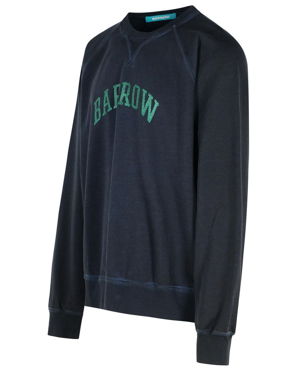 Barrow Blue Cotton Sweatshirt for men