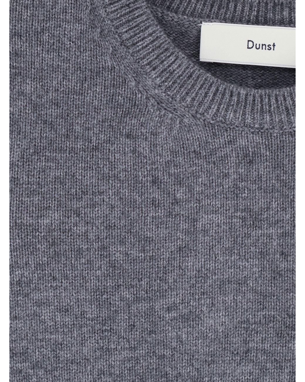 DUNST Gray Half Sleeve Knit Top