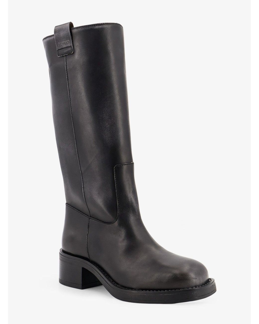 Alohas Black Sajan Leather Boots