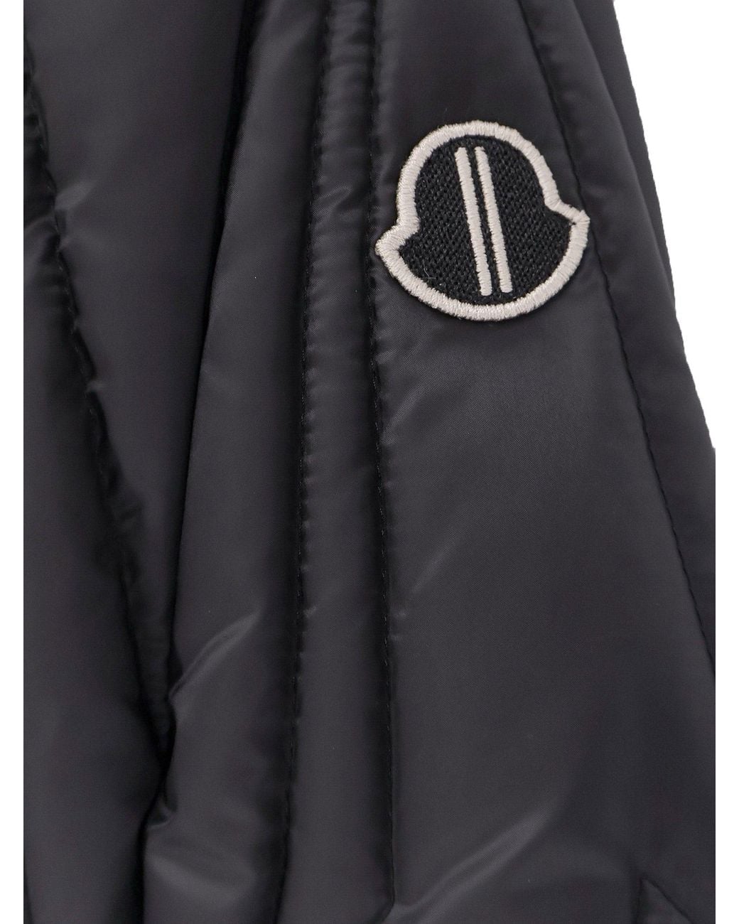 Moncler Blue Rick Owens Geocamo Flight Down Jacket for men