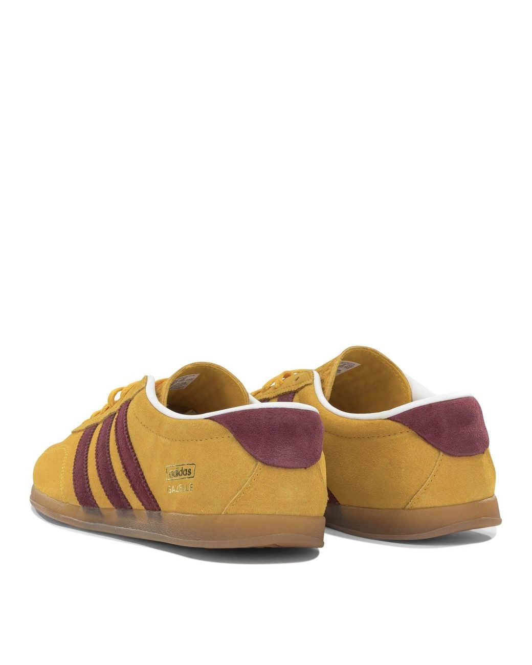 Adidas Originals Brown Gazelle Lo Pro Leather Rubber Sneakers