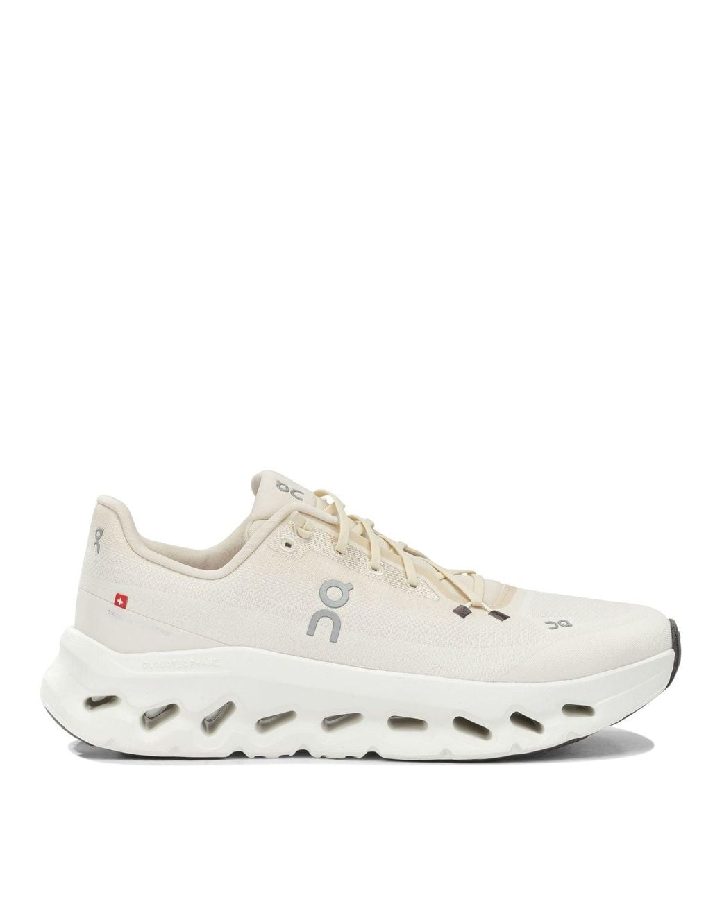 On Shoes White "Cloudtilt" Low-Top Sneakers