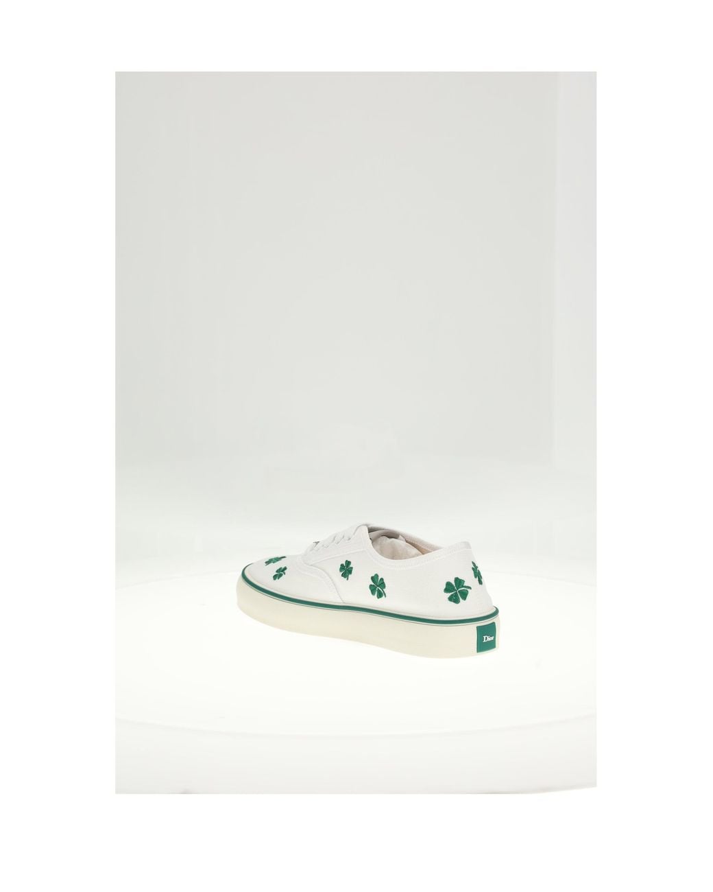 Dior White Sneakers Cotton- Upper: Trainers