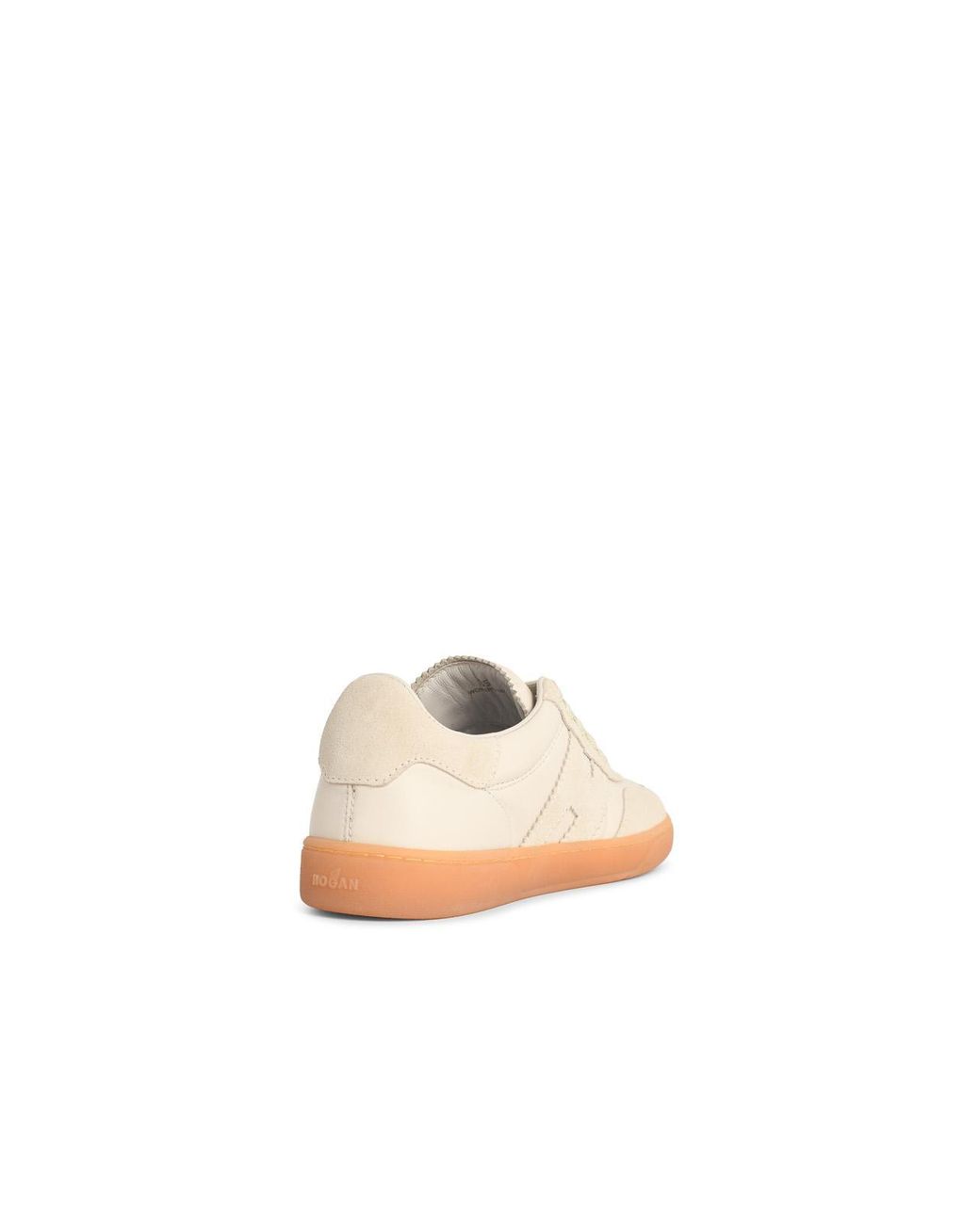 Hogan White 'Cool' Nappa Lear Sneakers