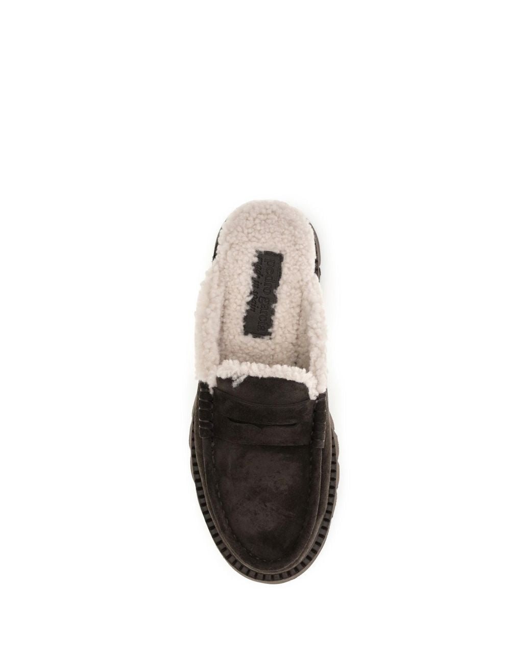 Pedro Garcia Brown Savy Shearling Mules Velour