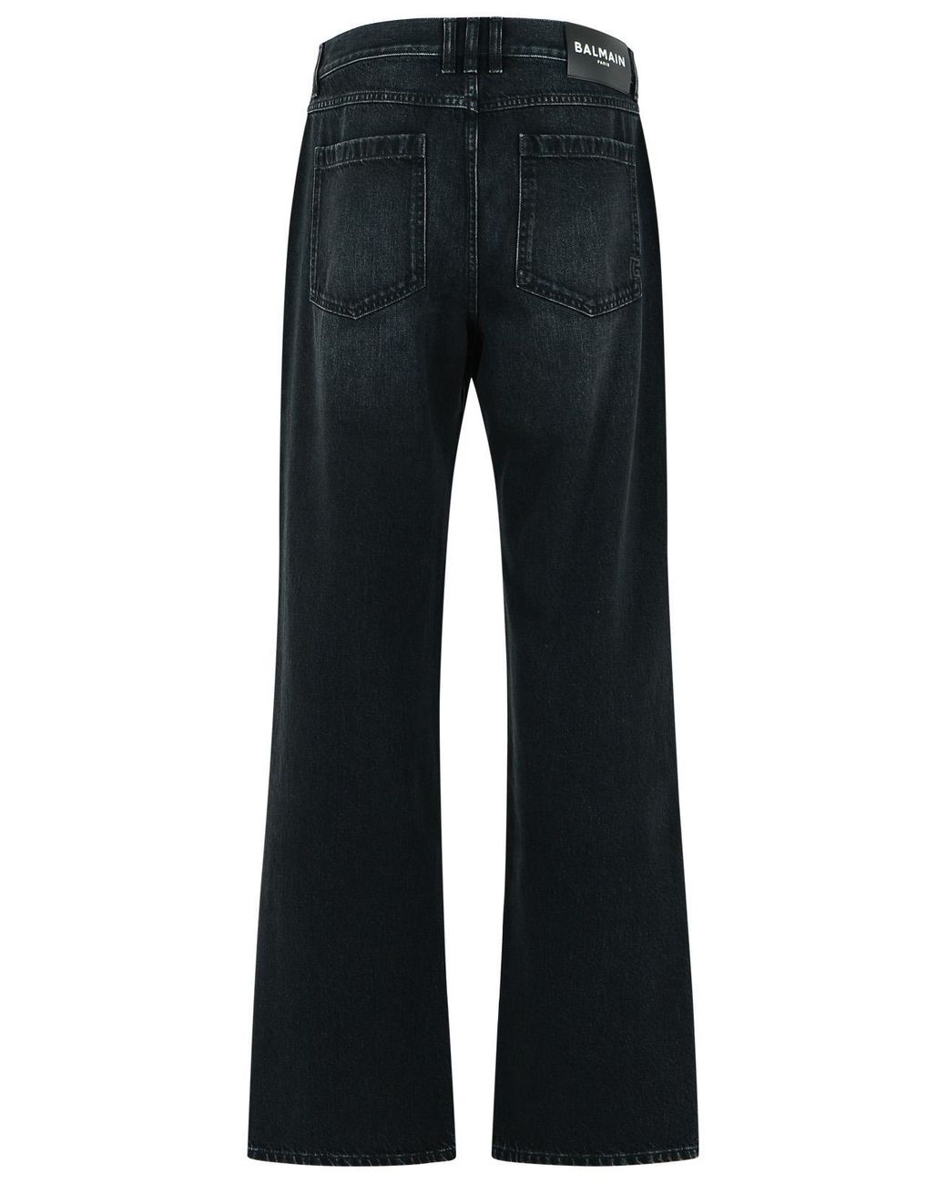 Balmain Blue Cotton Jeans for men