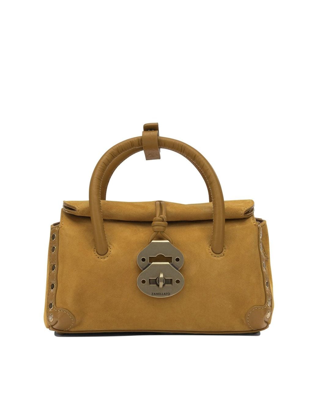 Zanellato Metallic "Dotta Baby" Small Handbag