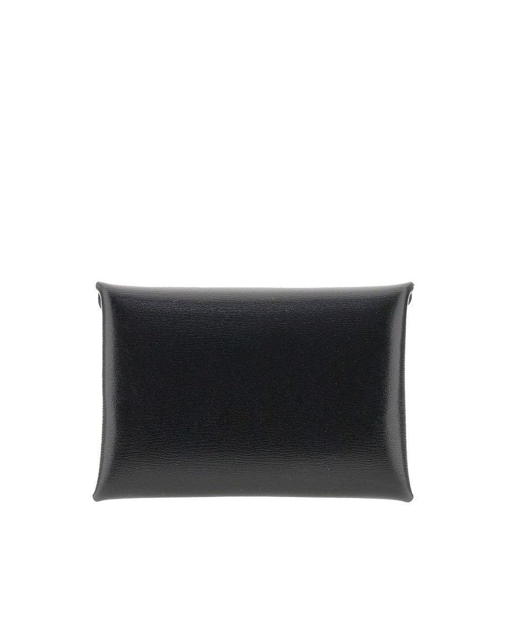 Jil Sander Black Folded Leather Coin Purse