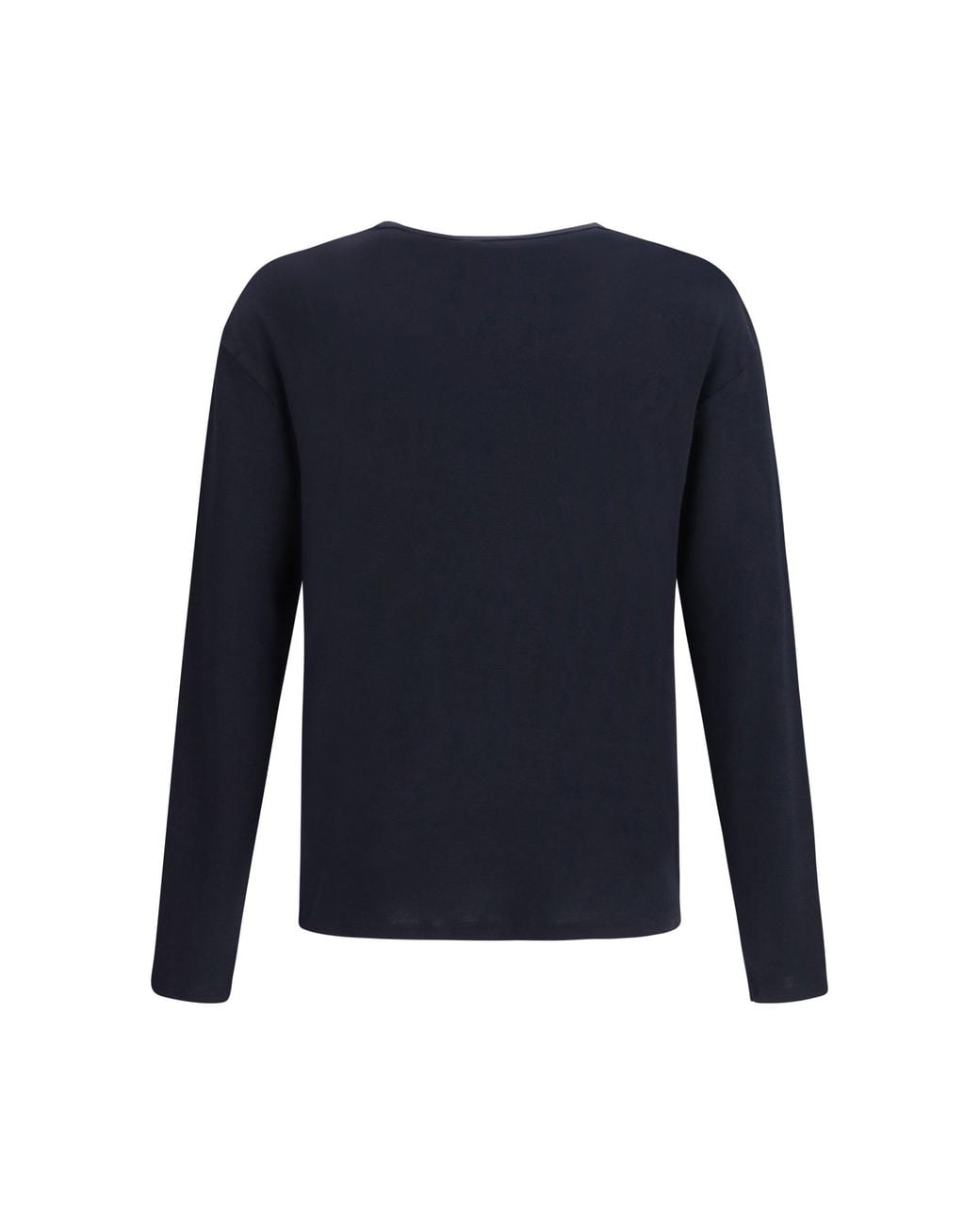 Umit Benan Blue John Long-Sleeve T-Shirt Dark for men