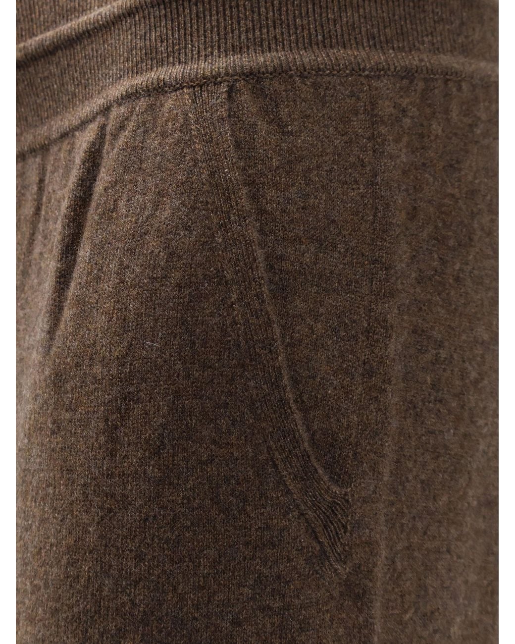 Loro Piana Brown Merano Revamp Baby Cashmere Trousers