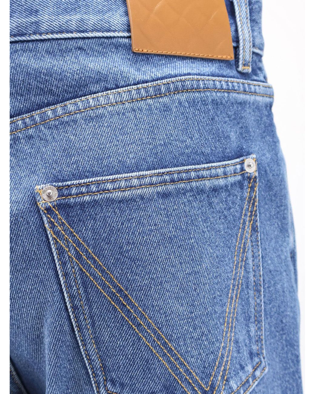 Bottega Veneta Blue Regular Cotton Jeans for men