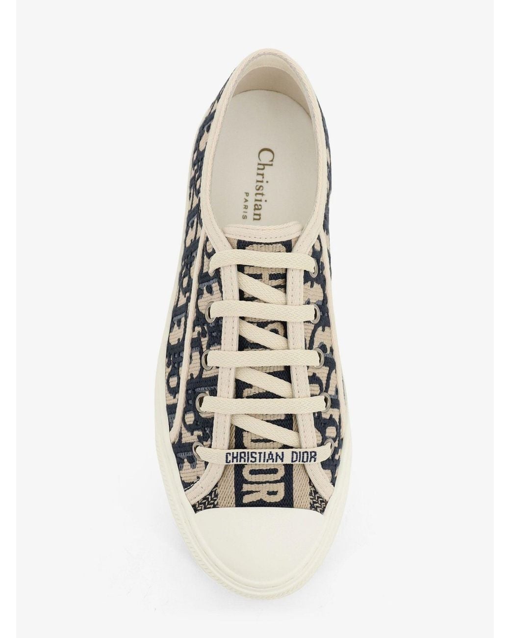 Dior White Dior Walk'N'Dior Sneakers