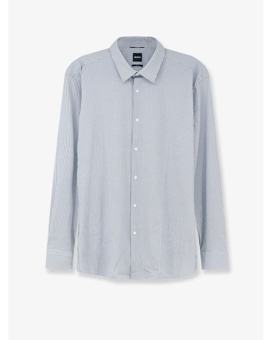 Boss Blue Hank Jersey Shirt for men