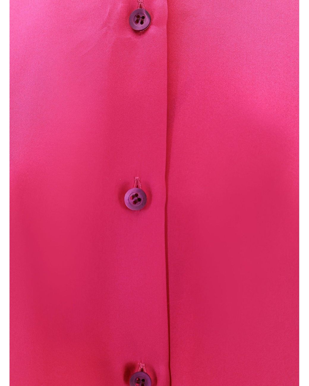 Dries Van Noten Pink Silk Blouse