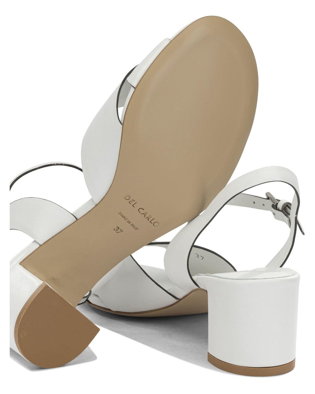 Roberto Del Carlo White Sandals