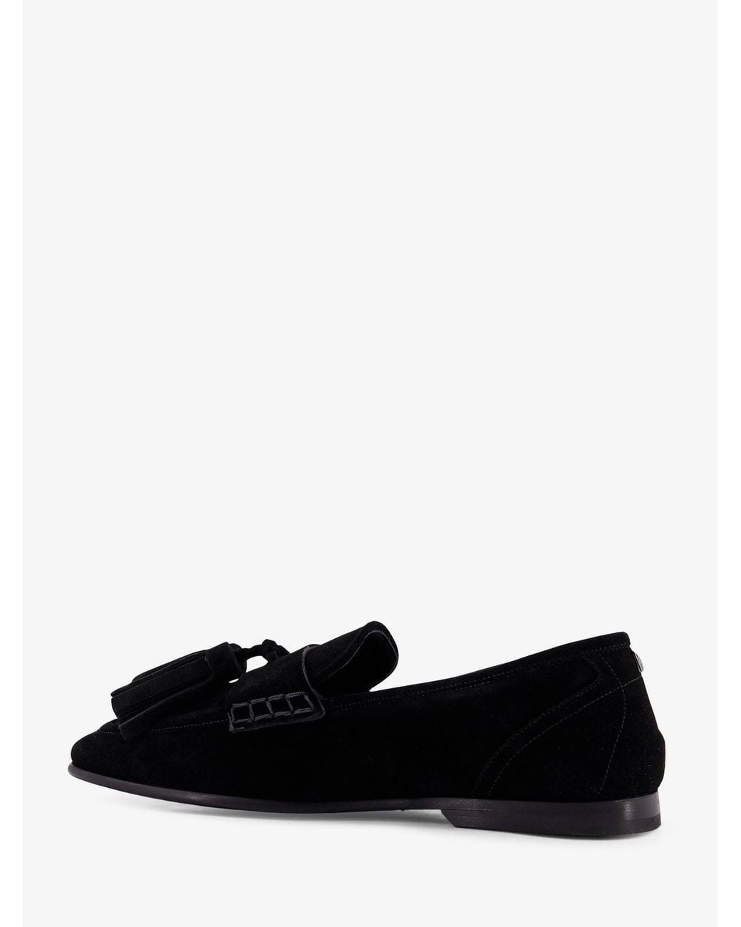 Dolce & Gabbana Black Ariosto Suede Loafers for men