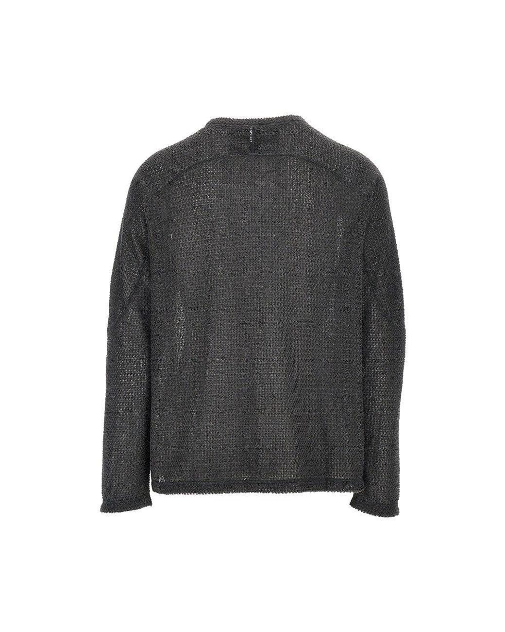 Satisfy Gray Fuzzfleece Ad Sweatshirt for men