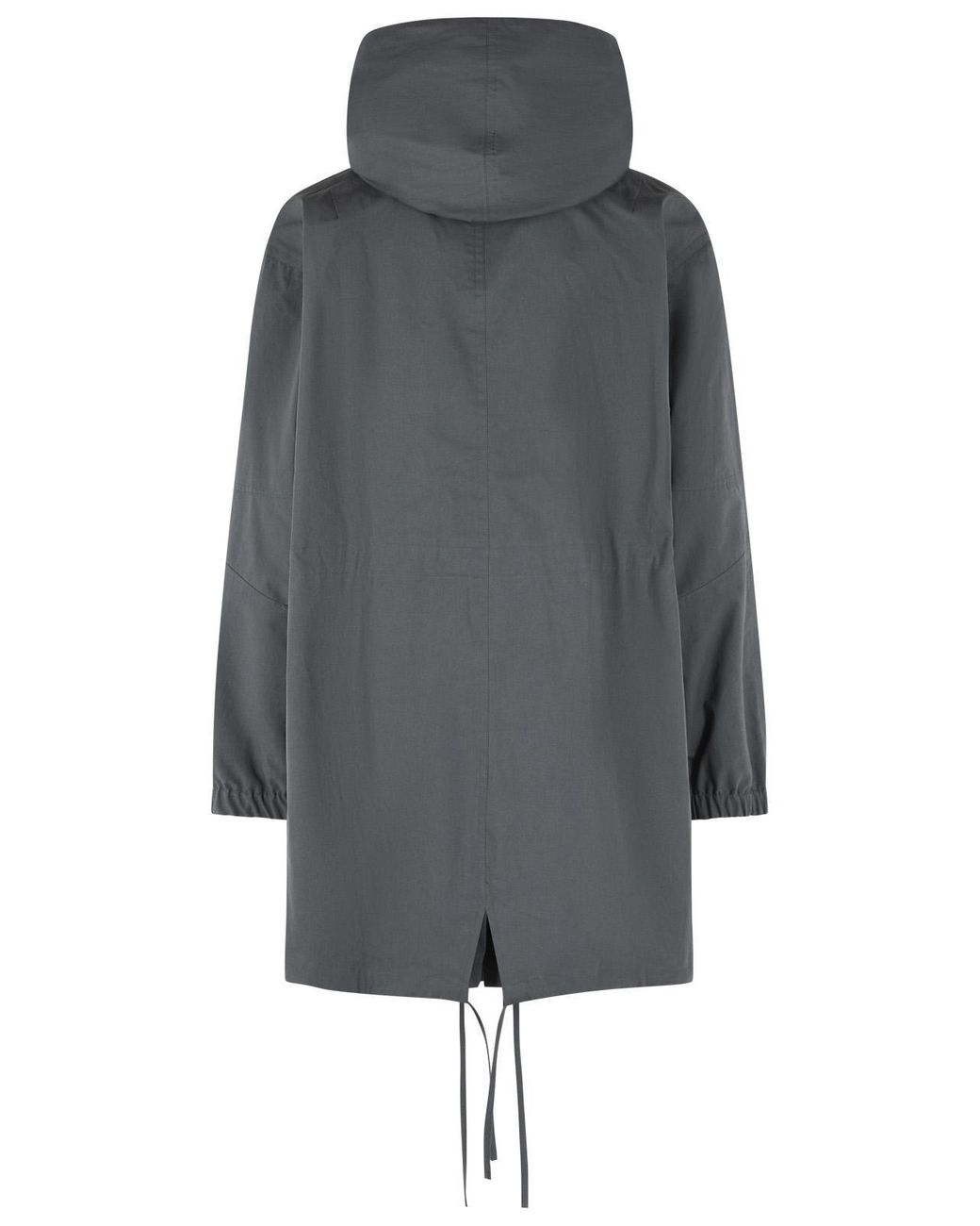 Dries Van Noten Gray 'Voxer' Cotton Parka for men